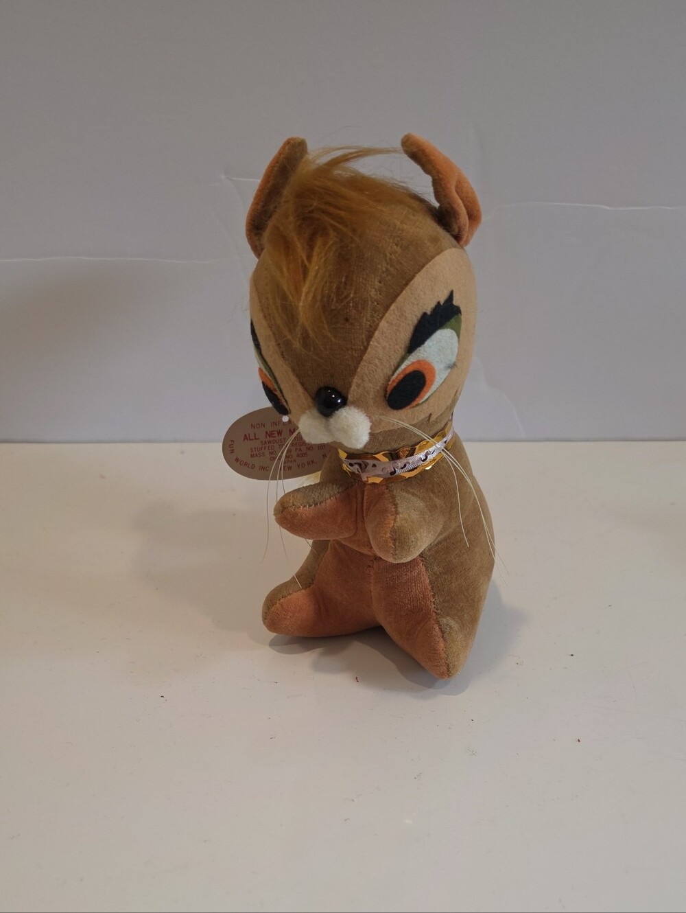 Collectible Vintage 1960s Fun-World "Huggles" Squirrel